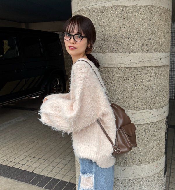  「ふわふわシャギーニット」|ニット・セーター|