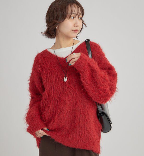  「ふわふわシャギーニット」|ニット・セーター|