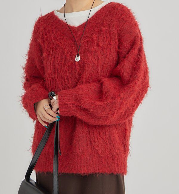  「ふわふわシャギーニット」|ニット・セーター|