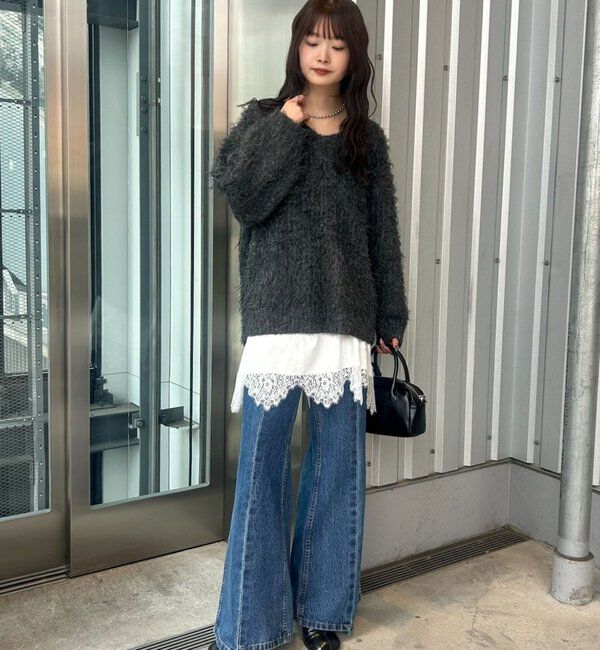  「ふわふわシャギーニット」|ニット・セーター|