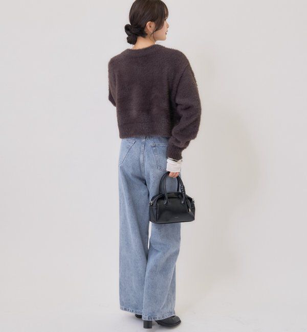  「ミンクライクジャケットカーディガン」|カーディガン|