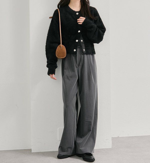  「ミンクライクジャケットカーディガン」|カーディガン|