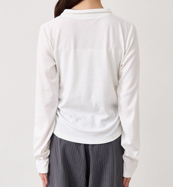  「リブヘンリーネックプルオーバー」|Tシャツ・カットソー|