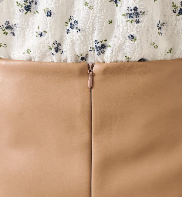  「フェイクレザーミニスカート」|スカート|