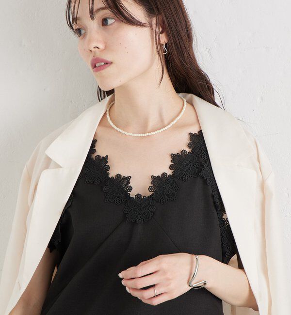  「裾チュールキャミチュニック」|シャツ・ブラウス|