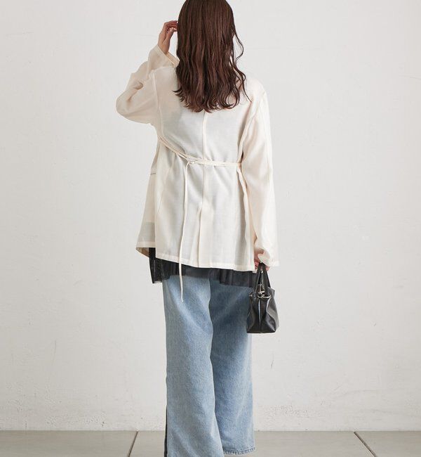  「裾チュールキャミチュニック」|シャツ・ブラウス|