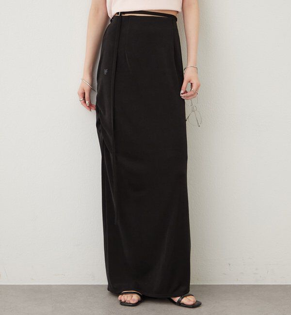  「マルチベルト付きカラーネットスカート」|スカート|