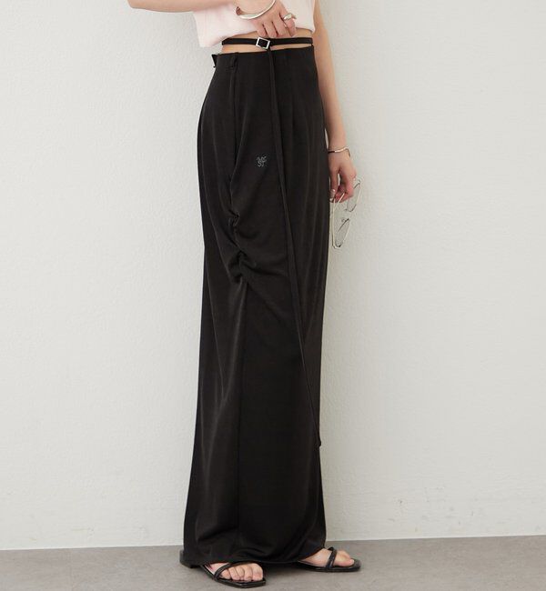  「マルチベルト付きカラーネットスカート」|スカート|