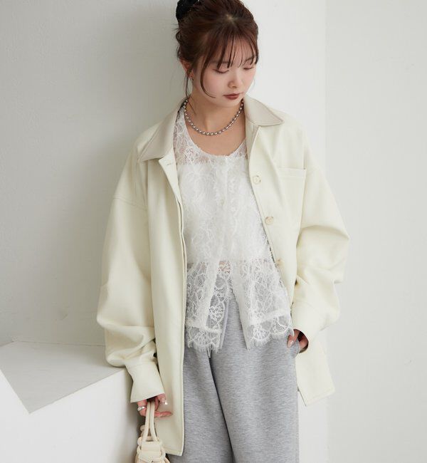  「マルチWAYレースレイヤードジャケット」|その他|