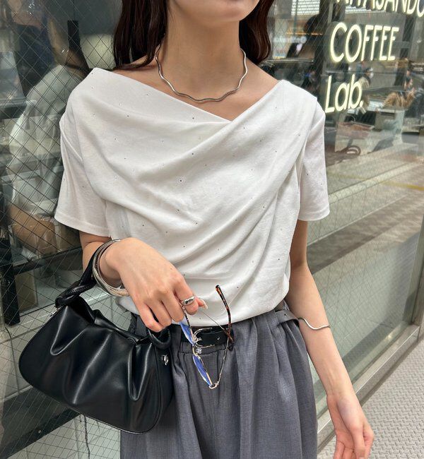  「26SSオフショルTシャツ」|Tシャツ・カットソー|