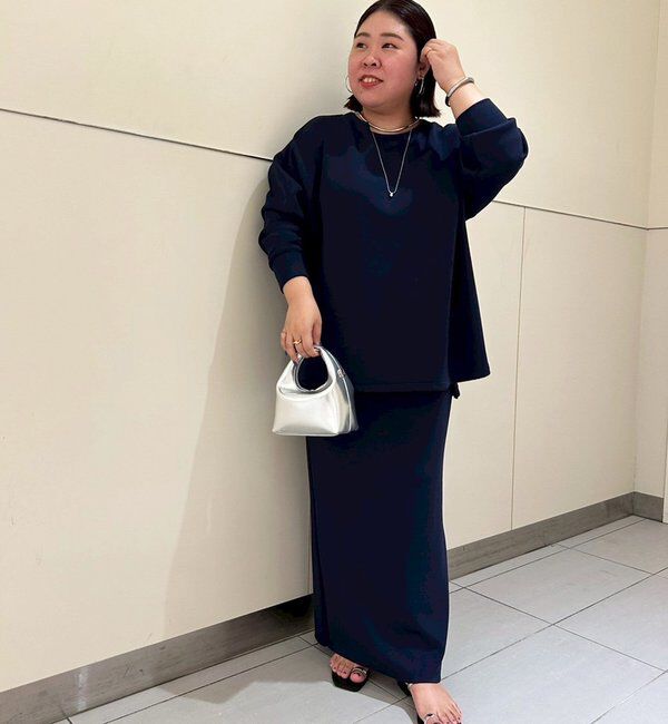  「【Lサイズも登場！】ポンチZIPタイトスカート」|スカート|