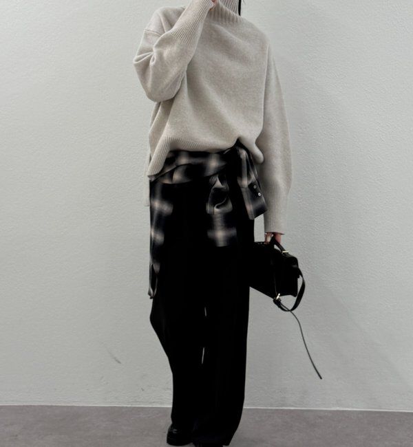  「ウール100タートルニット」|ニット・セーター|