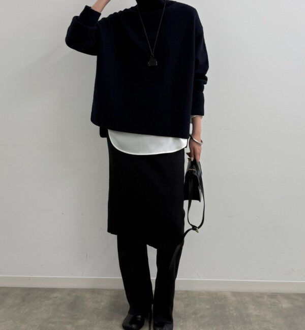  「ウール100タートルニット」|ニット・セーター|