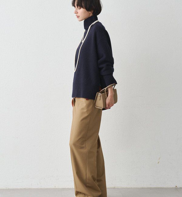  「ウール100タートルニット」|ニット・セーター|
