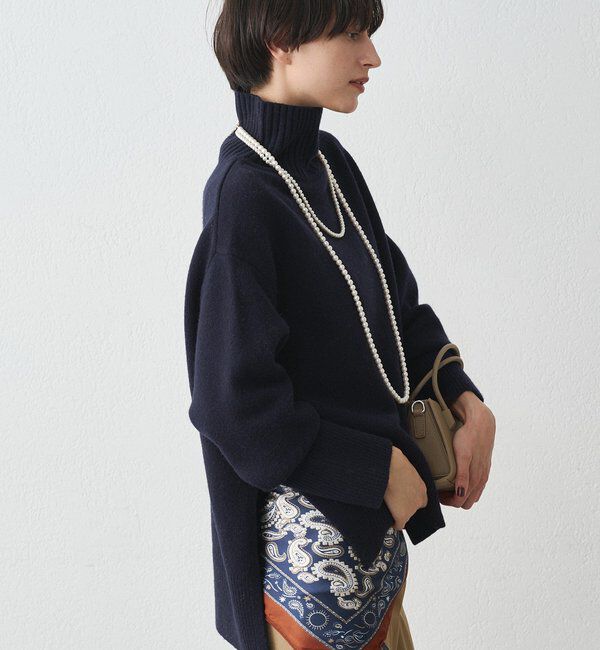  「ウール100タートルニット」|ニット・セーター|