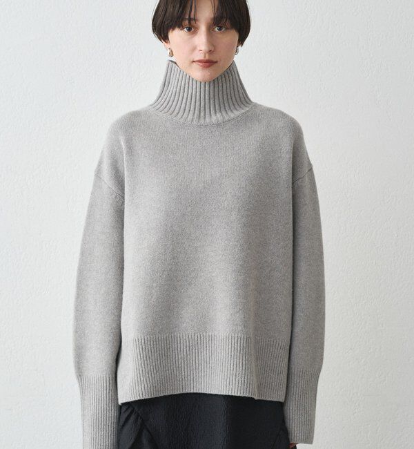 「ウール100タートルニット」|ニット・セーター|