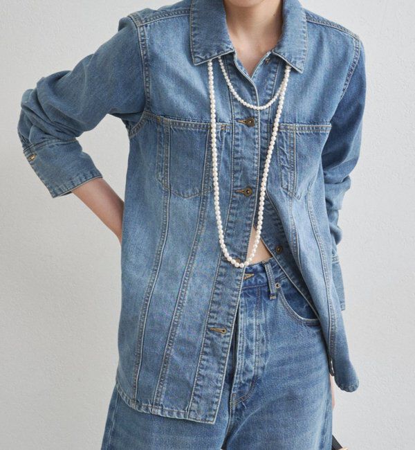  「デニムシャツジャケット」|シャツ・ブラウス|