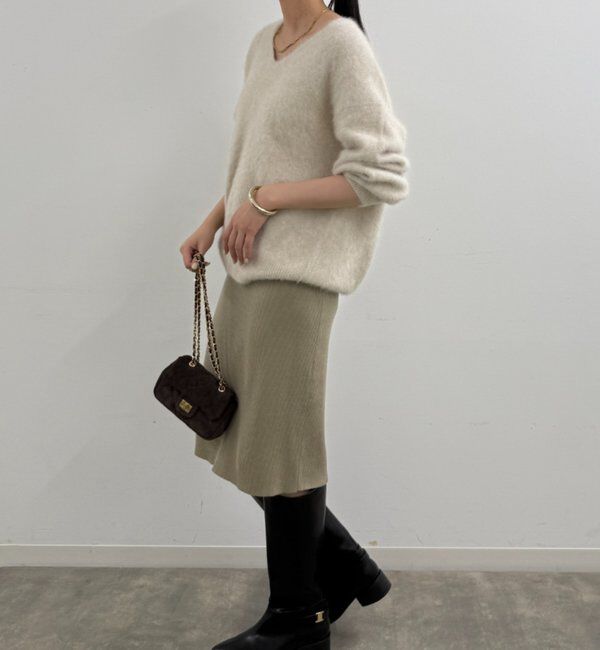  「ニットスカート+パンツセット」|チノ|