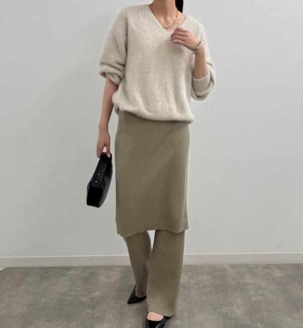  「ニットスカート+パンツセット」|チノ|
