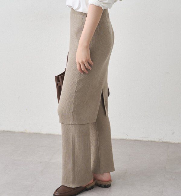  「ニットスカート+パンツセット」|チノ|