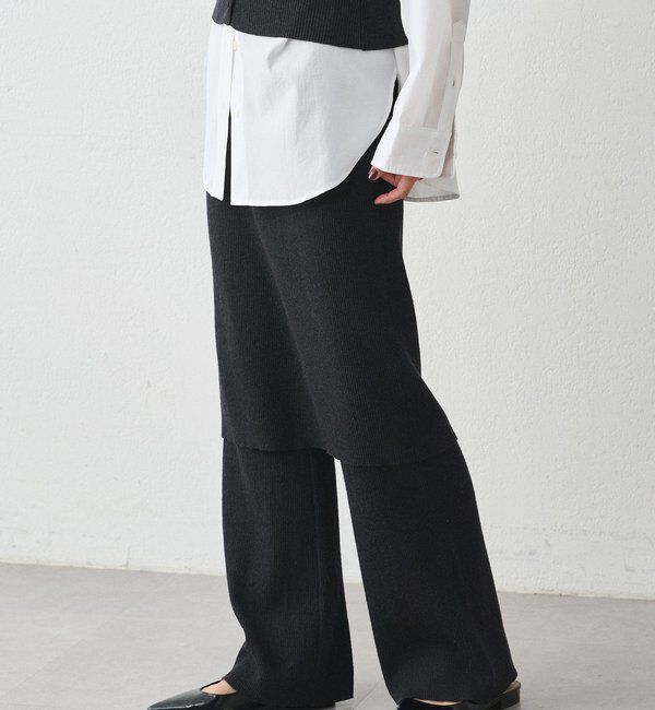  「ニットスカート+パンツセット」|チノ|