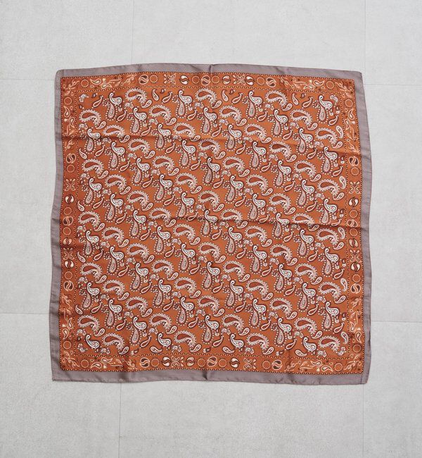  「【GALENA/ガレナ】ペイズリープリントスカーフ」|マフラー|