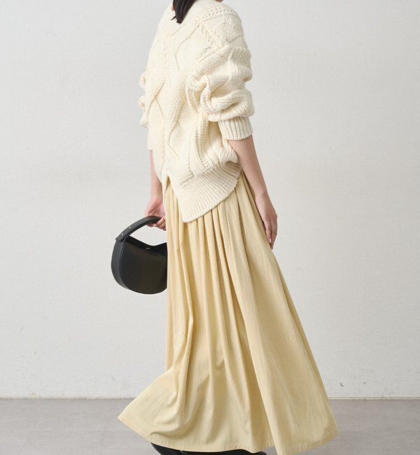  「ケーブルVニット」|ニット・セーター|