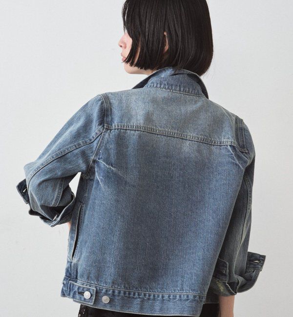  「ヴィンテージライクデニムジャケット」|ベスト・ジレ|
