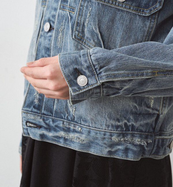  「ヴィンテージライクデニムジャケット」|ベスト・ジレ|
