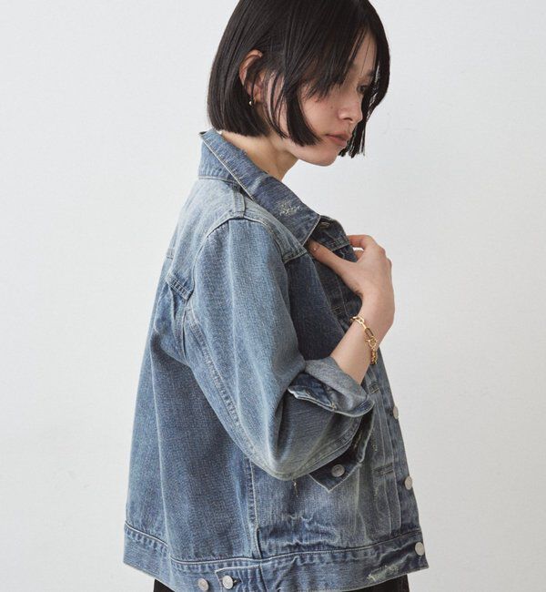  「ヴィンテージライクデニムジャケット」|ベスト・ジレ|
