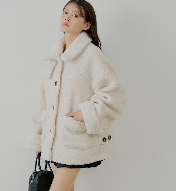  「2wayスタンドムートンルーズジャケット」|その他|