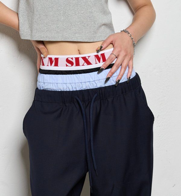  「【新色追加】Six M/シックスエム トリプルレイヤードパンツ」|チノ|