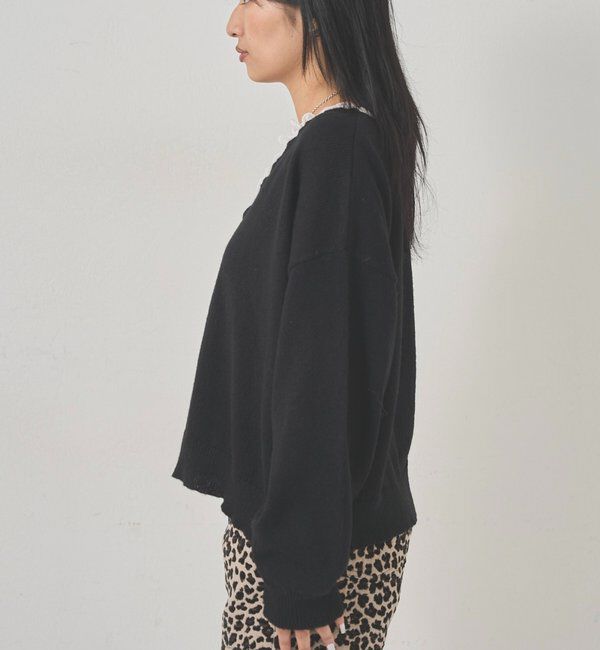  「レースVネックニット」|ニット・セーター|