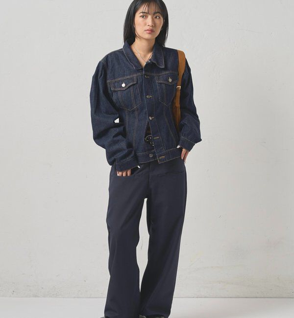  「【WEB限定】パフスリーブデニムジャケット」|ブルゾン・スタジャン|