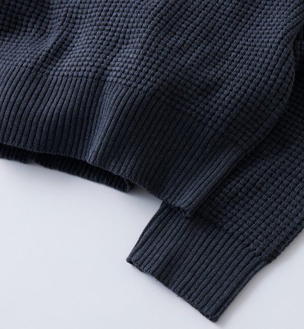  「KOOKYN ワッフル編みクルーニット」|ニット・セーター|