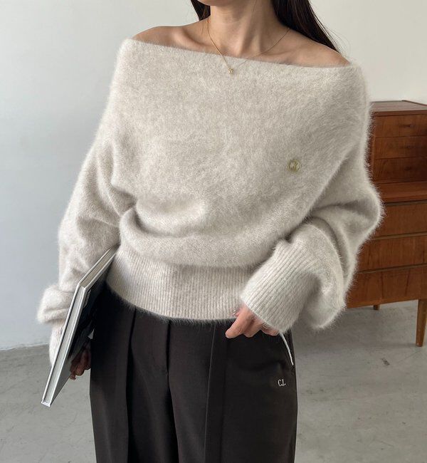  「【上質な着心地/全骨格細見え】〈C.L〉FOXカシミアドルマンニット」|ニット・セーター|