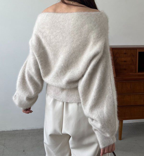  「【上質な着心地/全骨格細見え】〈C.L〉FOXカシミアドルマンニット」|ニット・セーター|