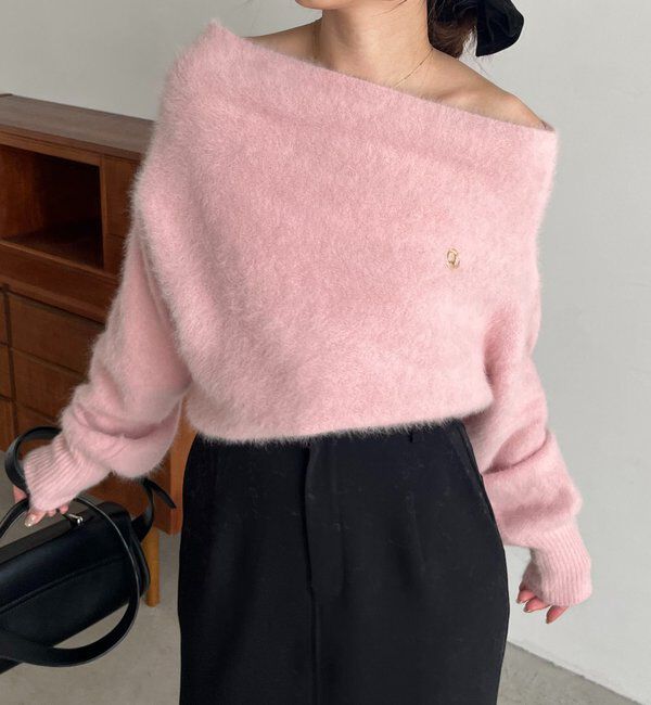  「【上質な着心地/全骨格細見え】〈C.L〉FOXカシミアドルマンニット」|ニット・セーター|