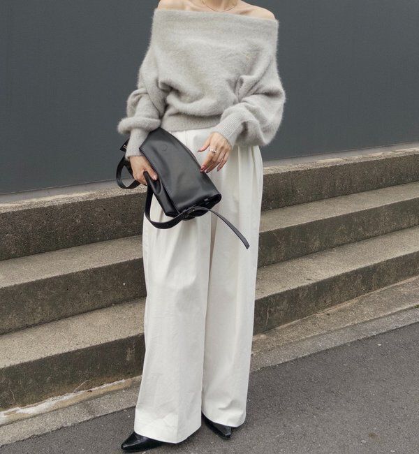  「【上質な着心地/全骨格細見え】〈C.L〉FOXカシミアドルマンニット」|ニット・セーター|