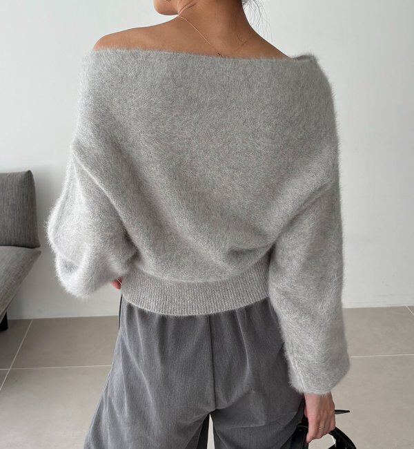  「【上質な着心地/全骨格細見え】〈C.L〉FOXカシミアドルマンニット」|ニット・セーター|