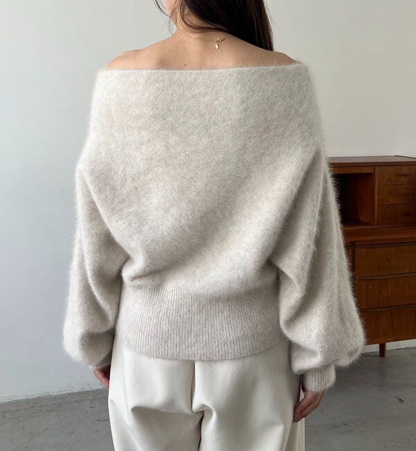  「【上質な着心地/全骨格細見え】〈C.L〉FOXカシミアドルマンニット」|ニット・セーター|