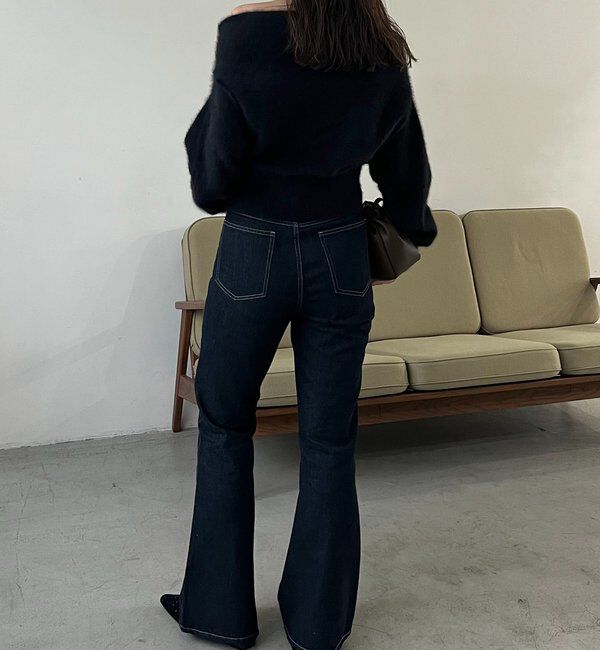  「【上質な着心地/全骨格細見え】〈C.L〉FOXカシミアドルマンニット」|ニット・セーター|