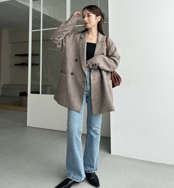  「【CAPRICIEUX LE'MAGE&times;nanacoコラボ】ツイードジャケット」|テーラードジャケット|