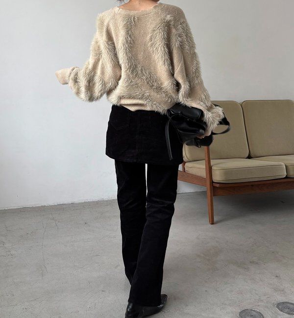  「WAVEフェザーカーディガン」|カーディガン|