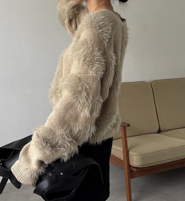  「WAVEフェザーカーディガン」|カーディガン|