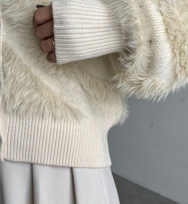  「WAVEフェザーカーディガン」|カーディガン|