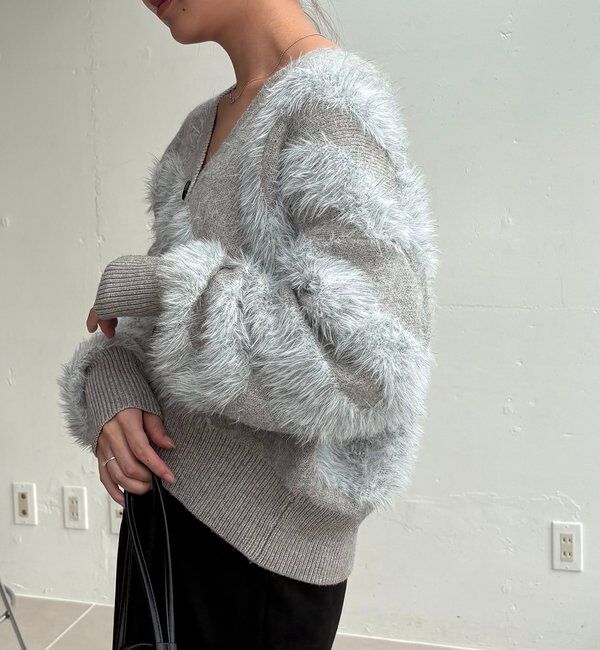  「WAVEフェザーカーディガン」|カーディガン|