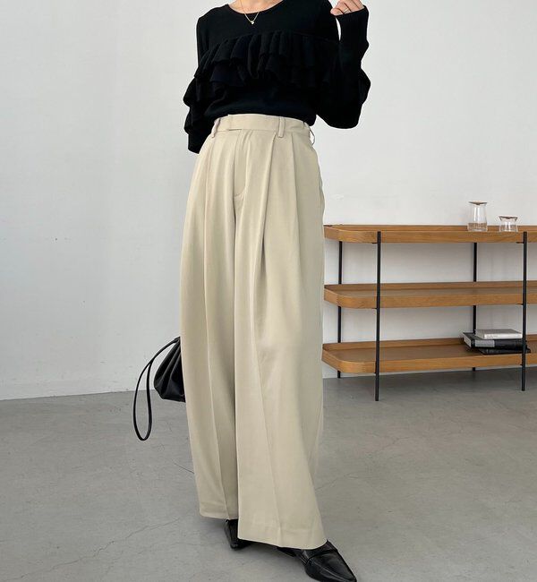  「【2WAYで着用可能】ベアフリルニット」|ニット・セーター|