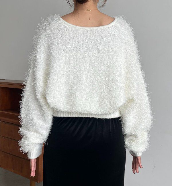  「フェザーラップカーディガン」|カーディガン|