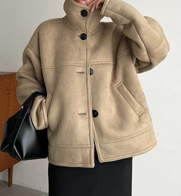  「スエードボアミドルコート」|その他|